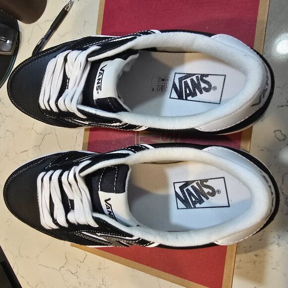 Vans Lowland 2.0 Black/White VN000D6RBZW Skateboard Everyday Sneakers MENS SZ 10 - Picture 6 of 11